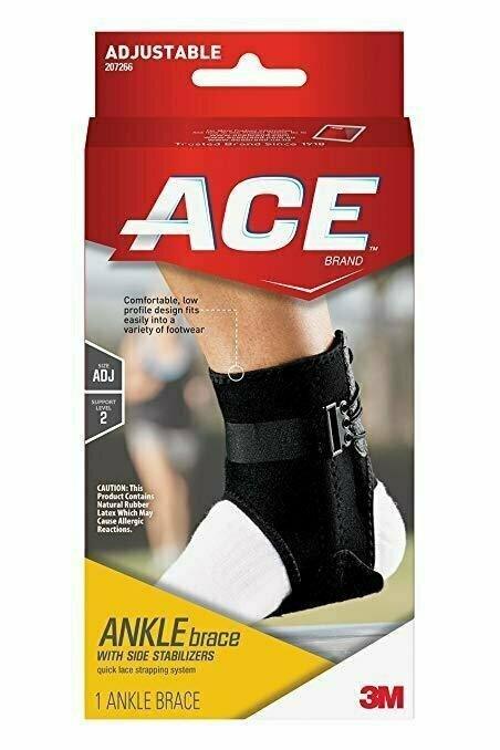 ACE Brand Ankle Brace with Side Stabilizers