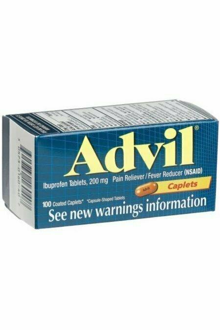 Advil 200 mg Coated Caplets 100 each