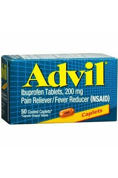 Advil 200 mg Coated Caplets 50 each
