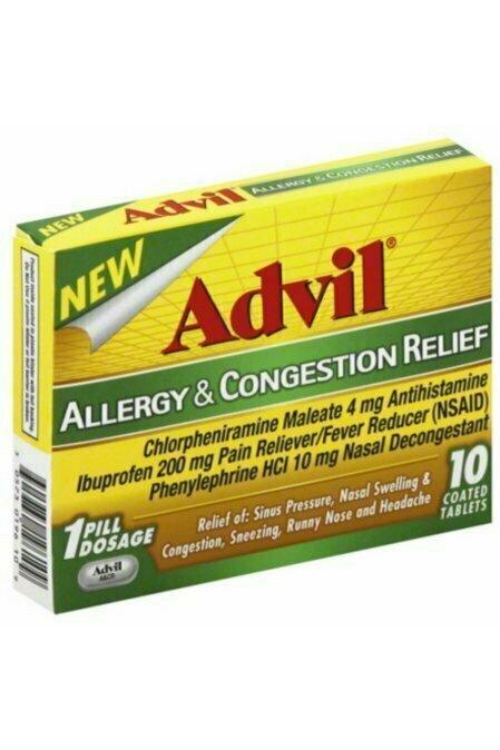 Advil Allergy & Congestion Relief Tablets 10 each