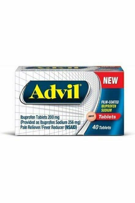 Advil Film-Coated Ibuprofen 200 mg Tablets 40 each