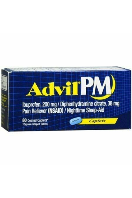 Advil PM 200 mg Coated Caplets 80 each