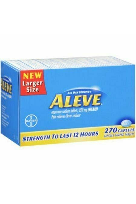 Aleve Pain Reliever/Fever Reducer Caplets 270 each