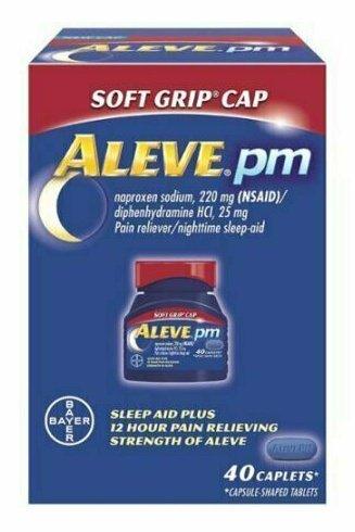 Aleve PM Soft Grip Cap, 220 mg Caplets 40 each