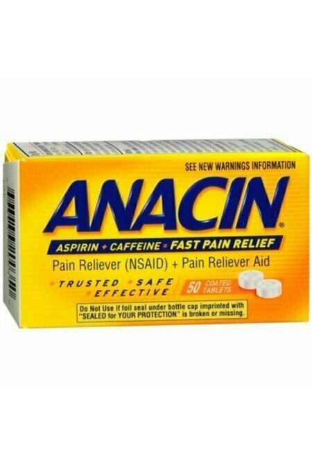 Anacin Tablets 50 Tablets