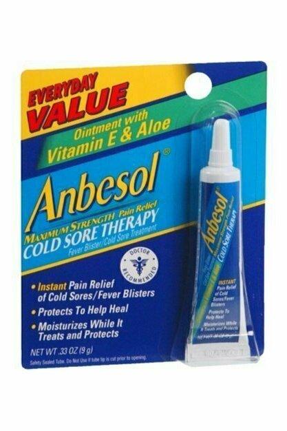Anbesol Cold Sore Therapy Ointment 0.33 oz