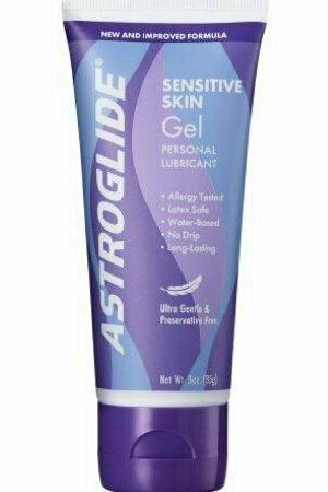 Astroglide Ultra Gentle Gel Sensitive Skin Personal Lubricant 3 oz