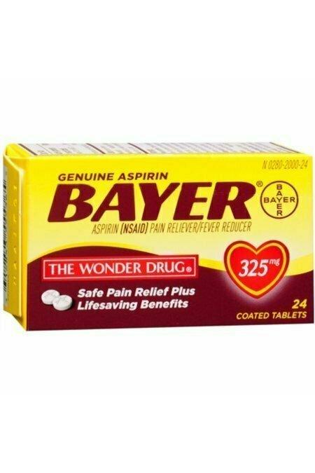 Bayer Aspirin 325 mg Tablets 24 each