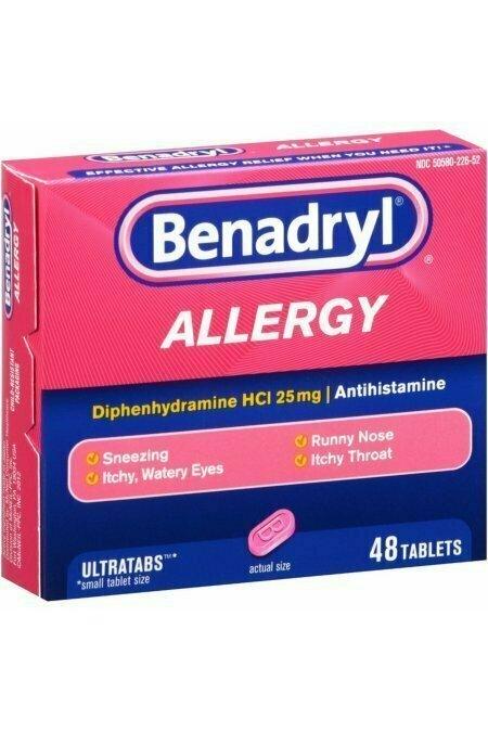 Benadryl Allergy Relief, Ultratab Tablets 48 each