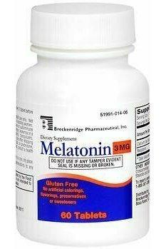 Breckenridge Melatonin 3 mg - 60 Tablets