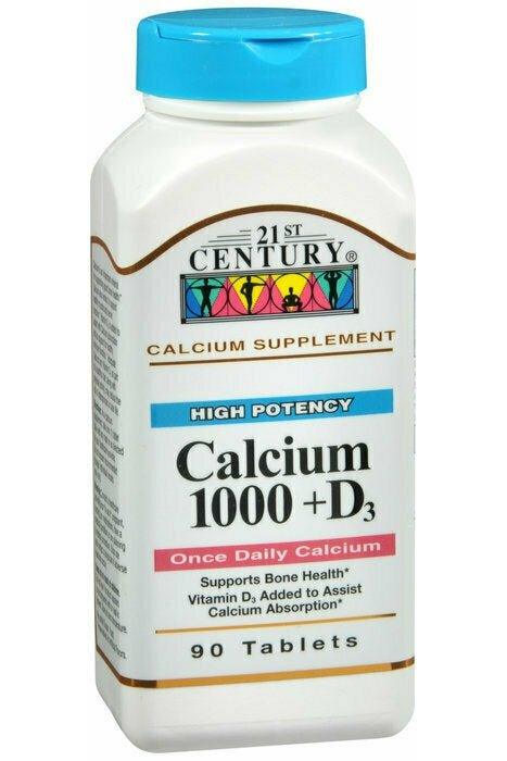 CALCIUM+D 1000MG TABLET 90CT
