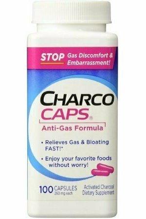 CharcoCaps Anti-Gas Formula 100 Capsules