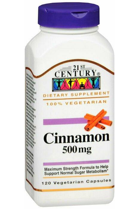 CINNAMON CAPLET 120CT 21ST CENTURY