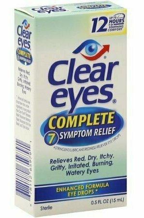 Clear Eyes Complete 7 Symptom Relief Eye Drops 0.50 oz