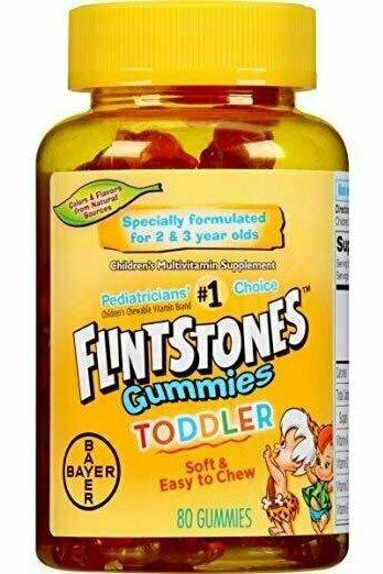 Flintstones Toddler Multivitamin Gummies, 80 Count