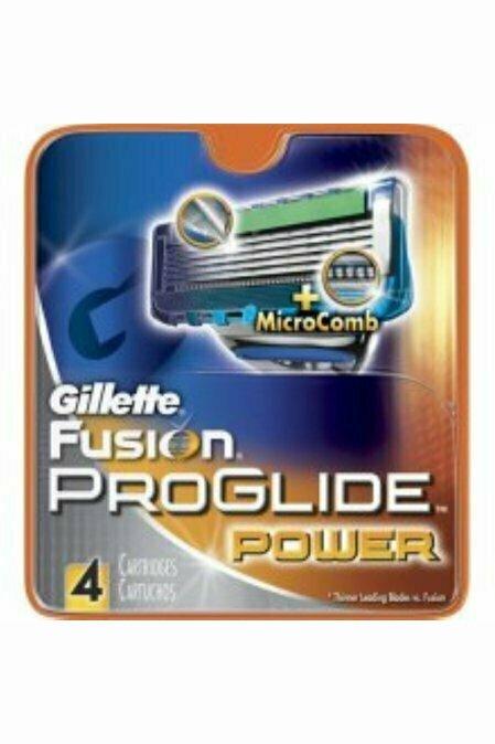 Gillette Fusion ProGlide Power Cartridges 4 Each