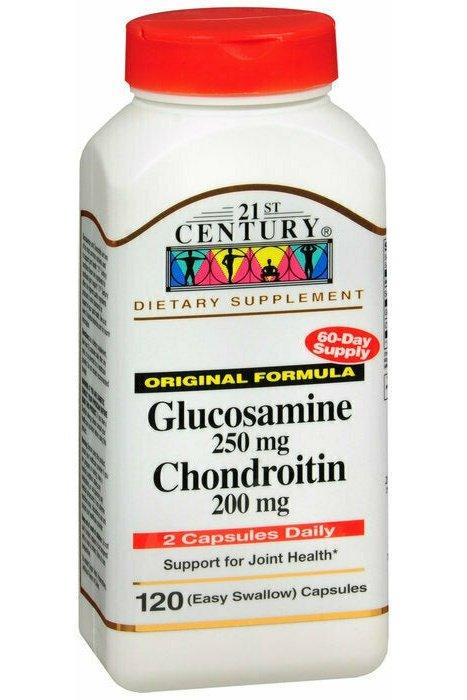 GLUCOSAMINE CHONDROITIN 250/200MG CAP 120CT