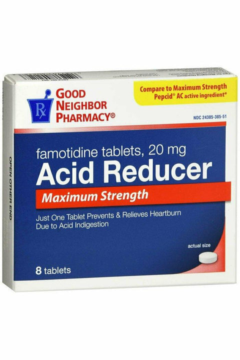 GNP ACID REDUCER 20MG 8CT