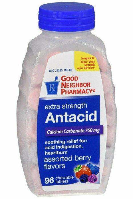 GNP ANTACID X/S BERRY TAB 96