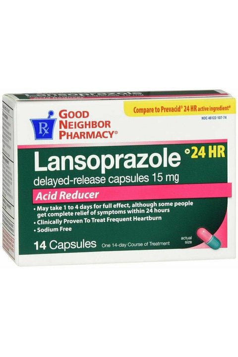 GNP LANSOPRAZOLE 15MG 14 CAPSULES