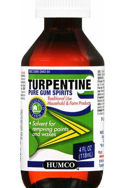 Turpentine Liquid 4 oz Humco Wholesale Supplier 🛍️- Humco OTC Superstore