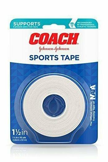 Johnson & Johnson Coach Sports Tape, 1.5 Inches By 10 Yards