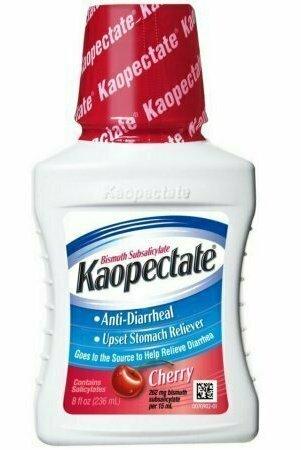 Kaopectate Anti-Diarrheal Upset Stomach Reliever, Cherry 8 oz