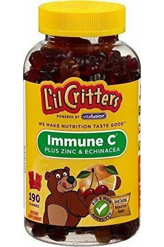 L'il Critters Immune C Plus Zinc and Echinacea, 190 Count