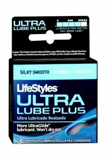 LifeStyles Ultra Lubricated Condoms Latex 3 Each