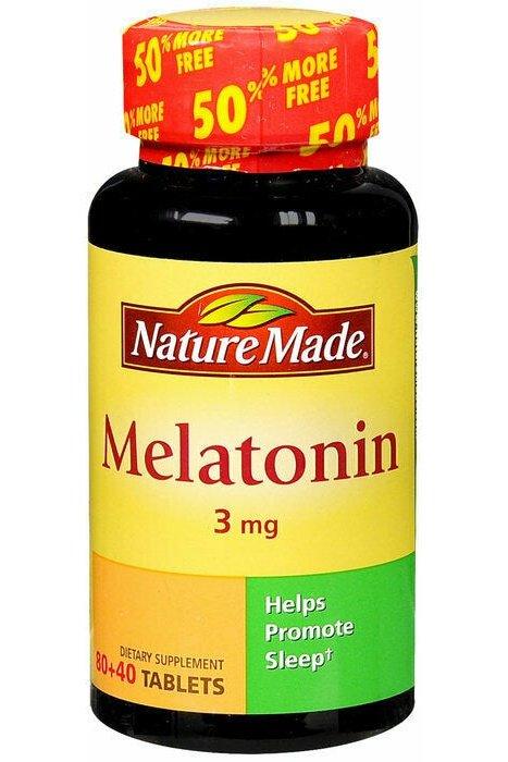 MELATONIN 3MG TABLET 120CT NATURE MADE