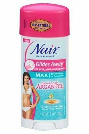 Nair Hair Remover Glides Away Max, Moroccan Argan Oil 3.3 oz