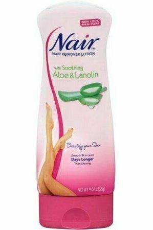 Nair Hair Remover Lotion For Legs & Body Aloe & Lanolin 9 oz