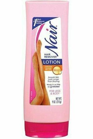 Nair Hair Remover Lotion For Legs & Body, Cocoa Butter With Vitamin E 9 oz