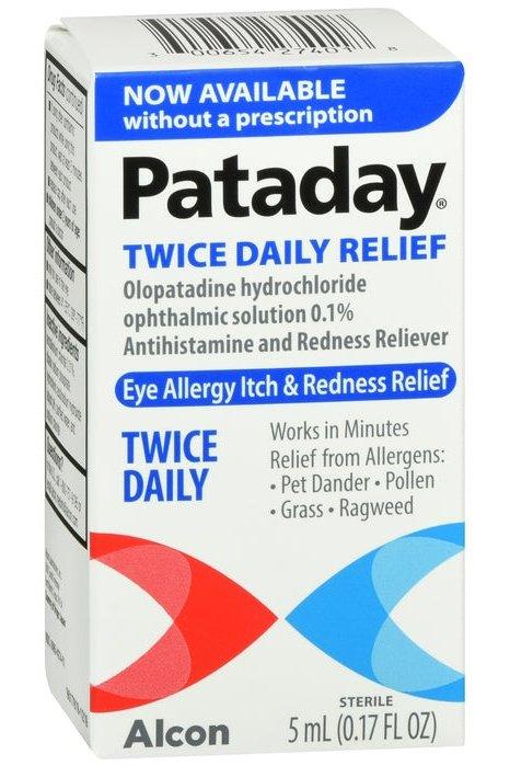 Pataday Twice Daily Eye Allergy Itch Relief Eye Drops, 5 ml