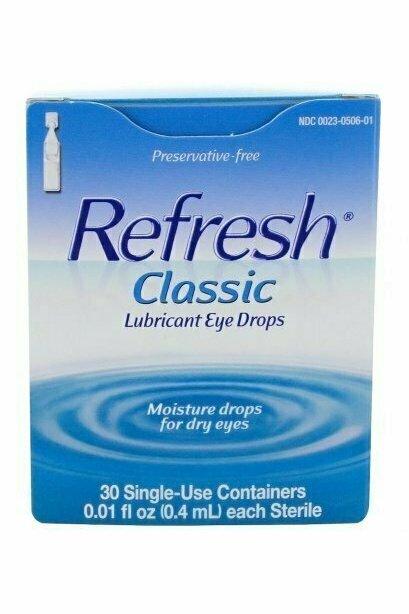 REFRESH Classic Lubricant Eye Drops Single-Use Containers 30 Each