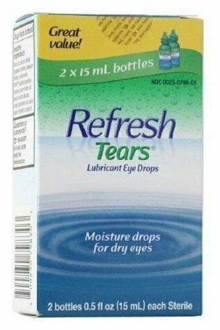 REFRESH TEARS Lubricant Eye Drops 15 ml 2 pack
