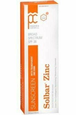 Solbar Zinc Sun Protection Cream SPF 38 4 oz