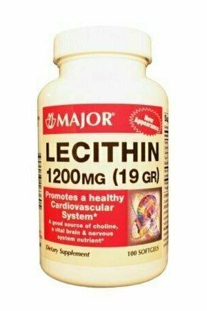 SOY LECITHIN 1200MG 100ct SOFTGELS