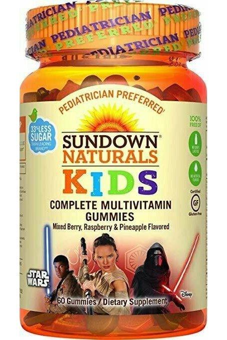 Sundown Naturals Kids Star Wars Complete Multivitamin, 60 Count