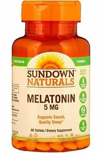 Sundown Naturals Melatonin 5 mg Tablets 90 each