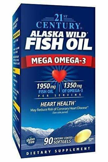 21st Century Alaska Wild Fish Oil Softgels, 90 Count