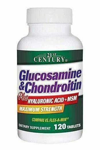 21st Century Glucosamine and Chondroitin Plus Tablets, 120 Count