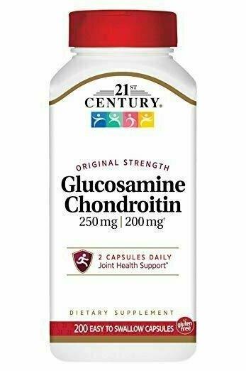 21st Century Glucosamine Chondroitin 250/200mg - Original Strength, 200 Count