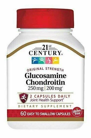 21st Century Glucosamine Chondroitin 250/200mg - Original Strength, 60 Count