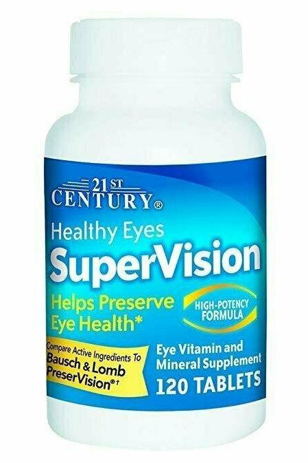 21st Century Supervision Healthy Eye Tablets, 120 Count