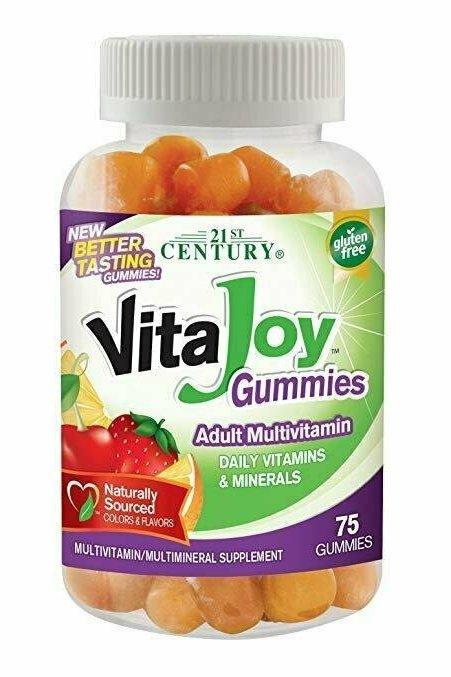 21st Century Vitajoy Multi Gummies, Orange, Cherry and Strawberry, 75 Count