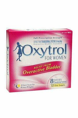 4 OXYTROL OVERACTIVE BLADDER PATCHES 8 CT