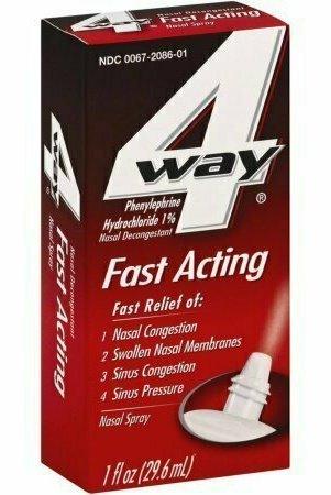 4-Way Fast Acting Nasal Spray 1 oz