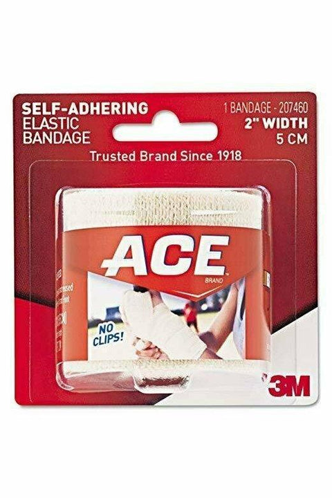 Ace Elastic Bandage, Self-Adhering, 2 Inch Width