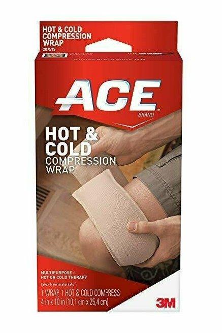 Ace Knitted Cold/Hot Compress Wrap, Reusable